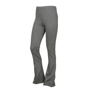 KIEstone Meisjes flair broek - Flair - Antraciet krijtstreep