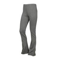 KIEstone Meisjes flair broek - Flair - Antraciet krijtstreep