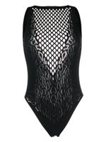 Roberto Cavalli maillot de bain à imprimé léopard - Noir - thumbnail