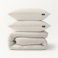 Dekbedovertrek Mousseline Off White Effen 140x200 Cm Anti Allergie & Anti Huisstofmijt & Zacht Zydante - Dekbed-Discounter.nl