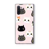 Katten: Samsung Galaxy Note 10 Transparant Hoesje