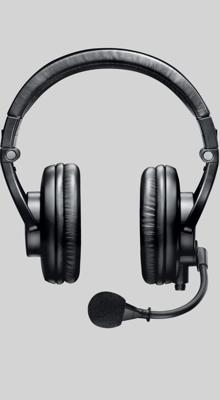 Shure BRH440M Headset Bedraad Hoofdband Zwart