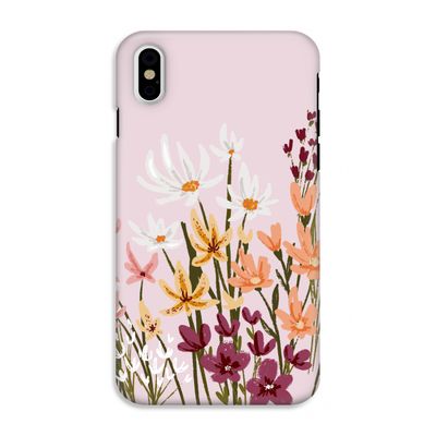 Painted wildflowers: iPhone X Tough Case