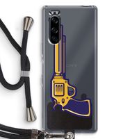Pew Pew Pew: Sony Xperia 5 Transparant Hoesje met koord