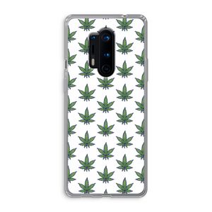 Weed: OnePlus 8 Pro Transparant Hoesje