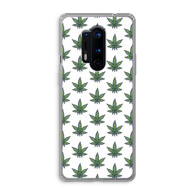 Weed: OnePlus 8 Pro Transparant Hoesje