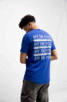 Off The Pitch Duplicate Slim Fit T-Shirt Heren Blauw - Maat XS - Kleur: Blauw | Soccerfanshop