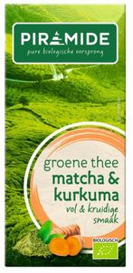 Piramide Groene thee matcha kurkuma bio (36 gr)