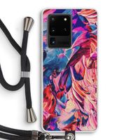 Pink Orchard: Samsung Galaxy S20 Ultra Transparant Hoesje met koord