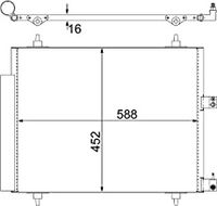 Condensor, airconditioning AC515000S Condensor, airconditioning AC515000S