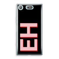 Monogram: Sony Xperia XZ1 Compact Transparant Hoesje