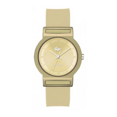 Lacoste horlogeband 2020082 / LC-38-4-22-2529 Rubber Beige 20mm