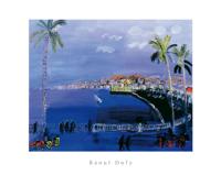 Kunstdruk Raoul Dufy - Baie de Anges, Nice 50x40cm