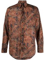 ETRO chemise à fleurs - Marron - thumbnail