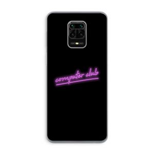 Vice Black: Xiaomi Redmi Note 9 Pro Transparant Hoesje