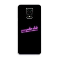 Vice Black: Xiaomi Redmi Note 9 Pro Transparant Hoesje