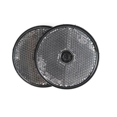 Benson Reflector - 4x - wit - schroefbevestiging - 60 mm - rond
