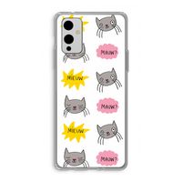Meow: OnePlus 9 Transparant Hoesje