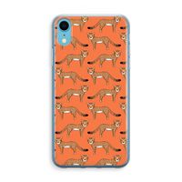 Cheetah: iPhone XR Transparant Hoesje