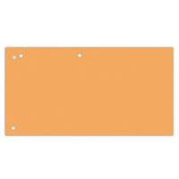 OFFICE products verdeelstroken, 240 x 105 mm, pak van 100 stuks, oranje
