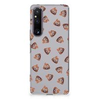 TPU bumper voor Sony Xperia 1 V Poep Emojis