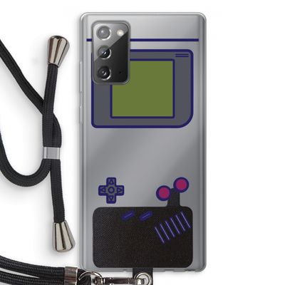 Game On: Samsung Galaxy Note 20 / Note 20 5G Transparant Hoesje met koord