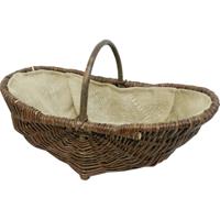 Siena Garden 01005.4/L Draaimand met jute 55 x 29 x 24 cm, ovaal 1 stuk(s)