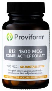 Proviform Vitamine B12 1500 Mcg Combi Zuigtabletten