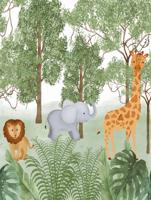 Dutch Cute Walls- Jungle Safari 212x280cm - CW6117-1