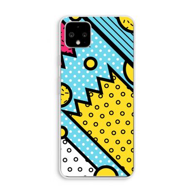 Pop Art #1: Pixel 4 XL Transparant Hoesje