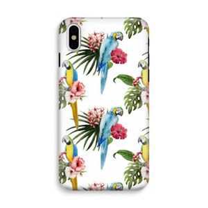 Kleurrijke papegaaien: iPhone XS Tough Case