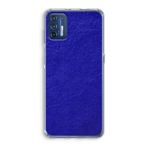Majorelle Blue: Motorola Moto G9 Plus Transparant Hoesje