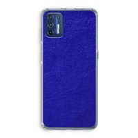 Majorelle Blue: Motorola Moto G9 Plus Transparant Hoesje