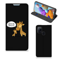 Samsung Galaxy A21s Magnet Case Giraffe