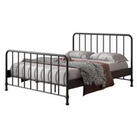 Leen Bakker - Vipack Bed Bronxx - 160x200 Cm - Metaal - Zwart - 208x166.5x110 Cm