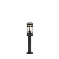 QAZQA Smart buitenlamp zwart 50 cm IP44 incl. Wifi ST64 - Gleam - thumbnail