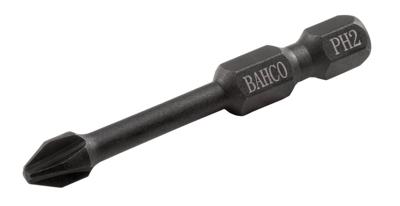 Bahco Torsiebit 1/4" | heavy-duty | voor Phillips schroeven | PH3 x 50 mm - retailverpakking - 66IM/50PH3-2P