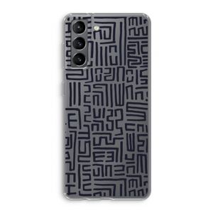 Moroccan Print: Samsung Galaxy S21 Transparant Hoesje