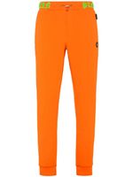 Philipp Plein Skull and Bones logo-waistband track pants - Orange - thumbnail