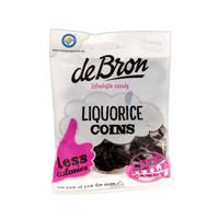 Muntendrop/liquorice coins suikervrij 100 Gram