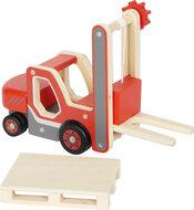 Houten Heftruck met pallet - Werkvoertuig