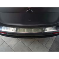 RVS Bumper beschermer passend voor Mitsubishi Outlander 2012-2015 'Ribs' AV235760 - thumbnail