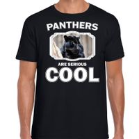 Dieren zwarte panter t-shirt zwart heren - panthers are cool shirt