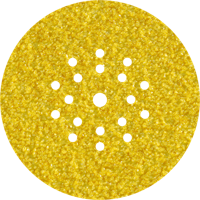Wolfcraft hechtschuurschijven | korund | k60 | ø225mm | 5 stuks - 5632000