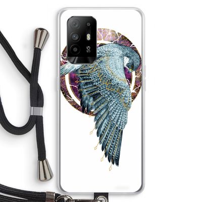 Golden Falcon: Oppo A95 5G Transparant Hoesje met koord