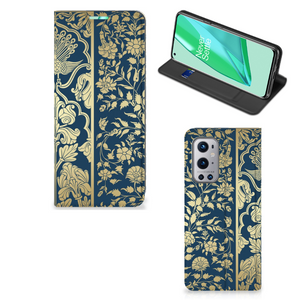 OnePlus 9 Pro Smart Cover Beige Flowers