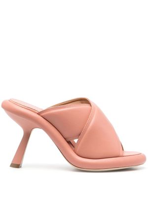 Vic Matie mules à brides croisées 105 mm - Rose