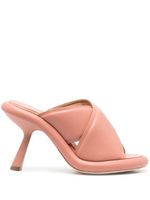 Vic Matie mules à brides croisées 105 mm - Rose