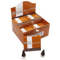 Wierookkegels Golden Nag Palo Santo (12 pakjes van 10 Kegels)