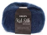 Drops Kid Silk Uni Colour 028 Marineblauw